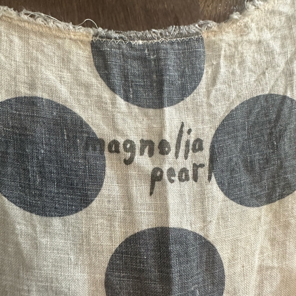 Magnolia Pearl Cream Maxi Dress with Gray Polka Dots - Picture 4 of 9